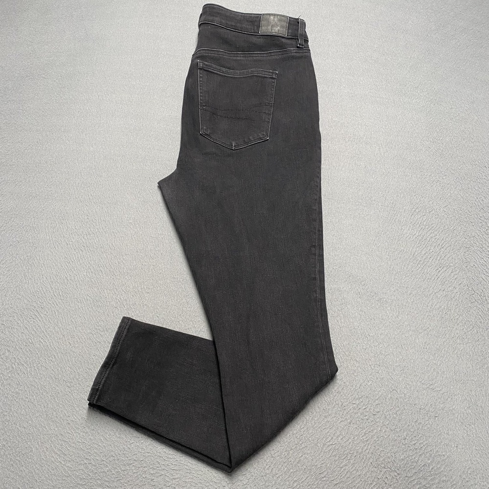 American Eagle Jeans Womens 14‎ Gray Hi Rise Jegging Dream Stretch Skinny